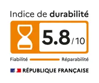 Lave-linge top ELECTROLUX EWQ6412B - Indice de durabilité
