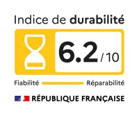 Indice de durabilité Lave-linge frontal CURTISS GFL0712DW - Indice de durabilité