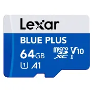 Carte microsd LEXAR MICROSDXC BLUE PLUS 64 G V 30