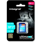 Carte mémoire INTEGRAL INSDX 64 G 260/100 U 2