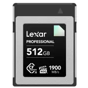 Carte mémoire LEXAR CFEXPRESS PRO B DIAMOND 512 GB