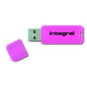 Cle usb INTEGRAL NEON ROSE 64 GO