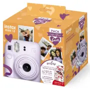 Appareil photo instantanée FUJIFILM INSTAX MINI 12 VIOLET PACK ICO