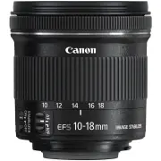 Optique zoom pour appareil photo reflex numerique CANON EF-S 10-18/4.5-5.6 IS STM
