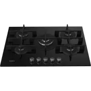 Table de cuisson gaz dessus verre WHIRLPOOL GOWL758NBFR
