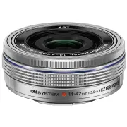 Zoom reflex numérique OM SYSTEM 14-42 POWERZOOM SILVER OM