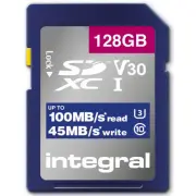 Carte sécure digital INTEGRAL INSDX128G-100V30