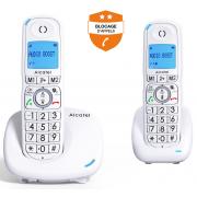 Téléphone sans fil ALCATEL XL 585 DUO BLANC