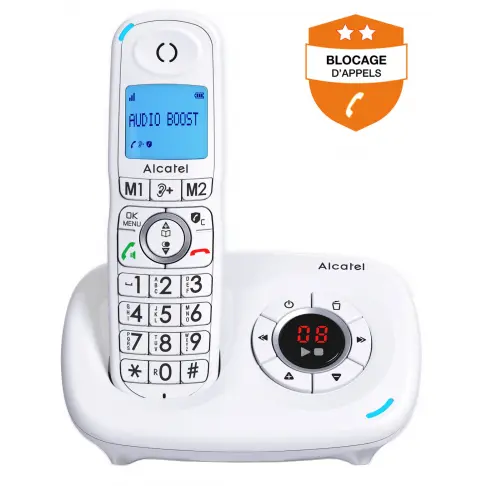 Téléphone sans fil ALCATEL XL 585 VOICE BLANC - 1