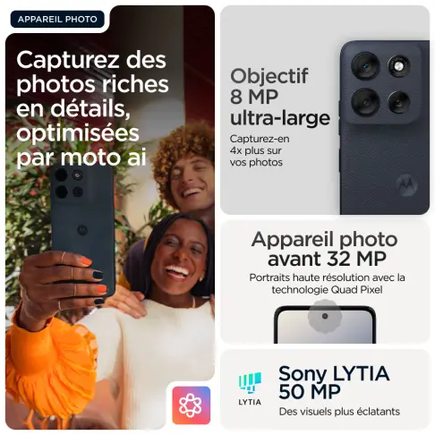 Smartphone MOTOROLA G56COFFRETBUDS - 10