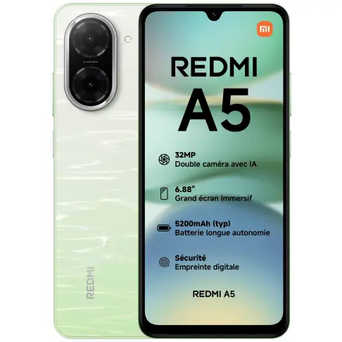 Smartphone XIAOMI REDMIA5VERT64GO - 1