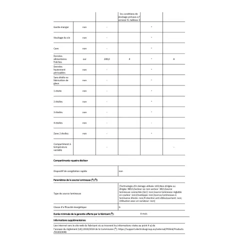 Réfrigérateur intégré 1 porte ELECTROLUX ERB3DF12S - 3