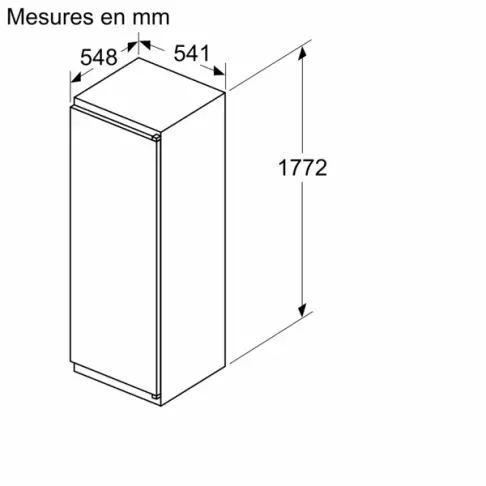 Réfrigérateur intégrable 1 porte NEFF KI1811SE0 - 5