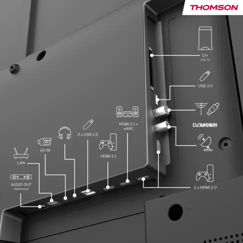 Télé led 75'' THOMSON 75UG5C14 - 6
