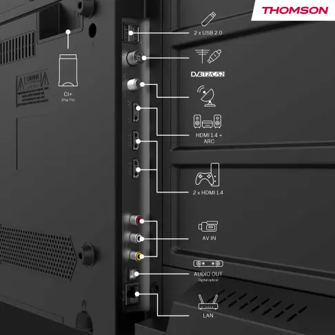 Tv led 32'' THOMSON 32FG2S14 - 6