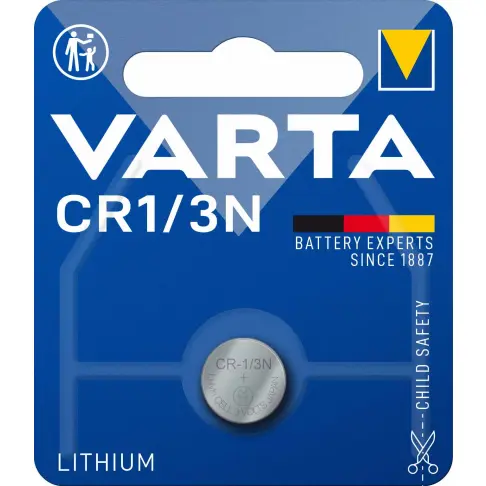 Pile bouton VARTA CR 1/3 N - 1
