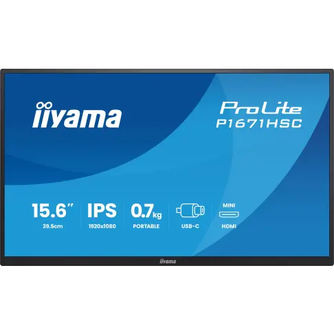 Moniteur portable IIYAMA P1671HSC-B1 - 2