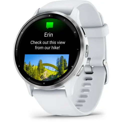 Montre connectée GARMIN Venu 3 Silver/Blanc 010-02784-00 - 2