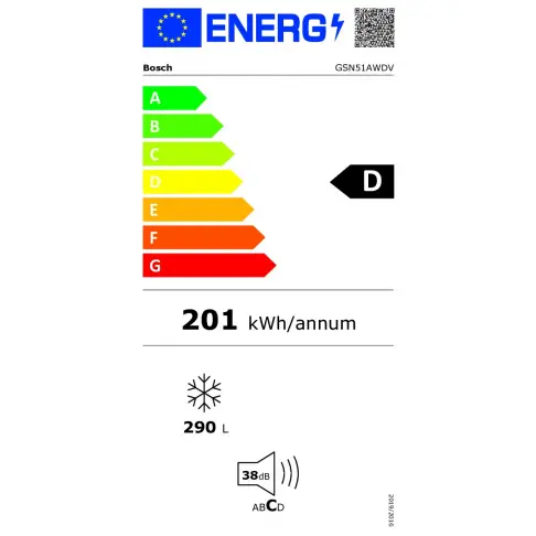 Congélateur armoire BOSCH GSN51AWDV - 9