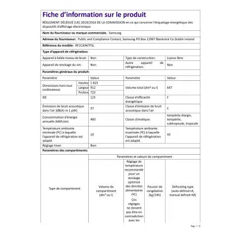 Réfrigérateur multi-portes SAMSUNG RF2CA967FSL - 4