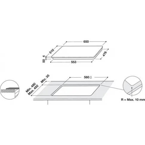 Plaque à induction WHIRLPOOL WLB 4265 BFIXL - 3