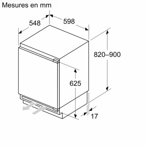 Réfrigérateur intégré 1 porte SIEMENS KU22LADD0 - 6