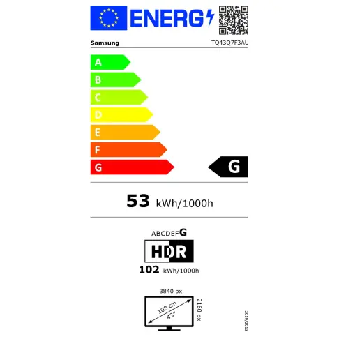 Télé led 43'' SAMSUNG TQ43Q7F3 - 13