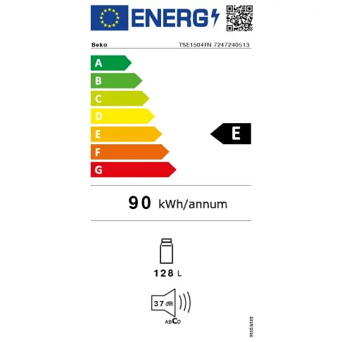 Réfrigérateur table top BEKO TSE1504FN - 8