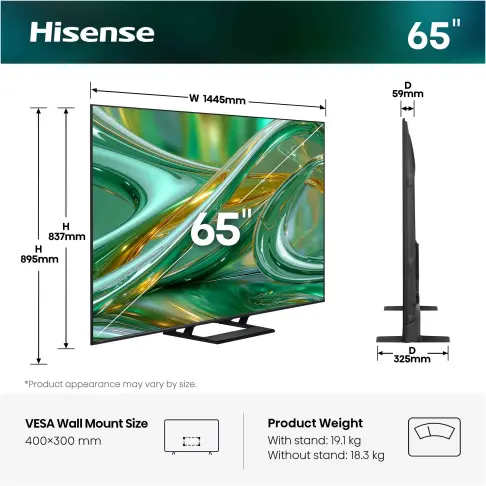 Tv led 65'' HISENSE 65E8S - 2