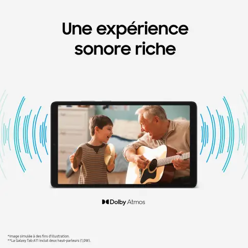Tablette tactile Samsung Galaxy Tab A11 - 64 Go - Gris - 6
