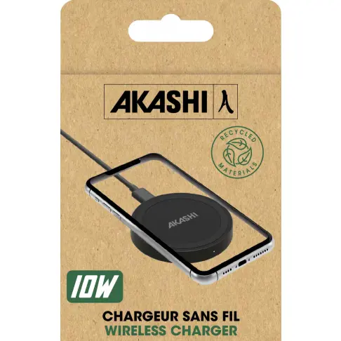 Chargeur sans fil AKASHI ALTCHWIRL10WBLK - 4
