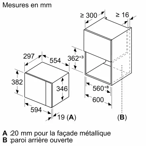 Micro-ondes encastrable monofonction NEFF HLAWD23N1F - 8