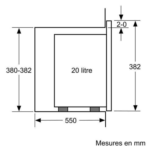 Micro-ondes encastrable monofonction NEFF HLAWD23N1F - 9