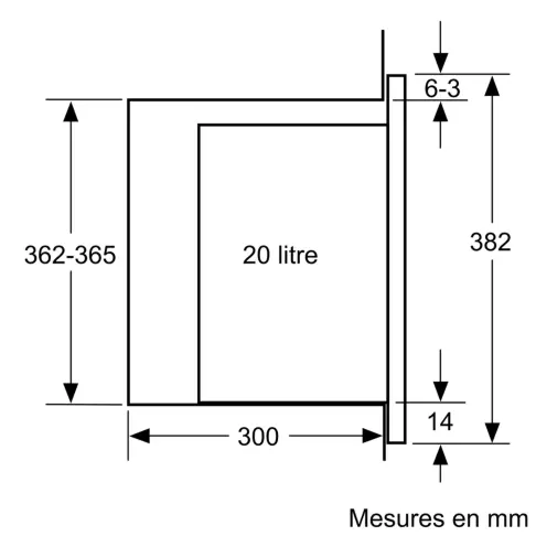 Micro-ondes encastrable monofonction NEFF HLAWD23N1F - 10