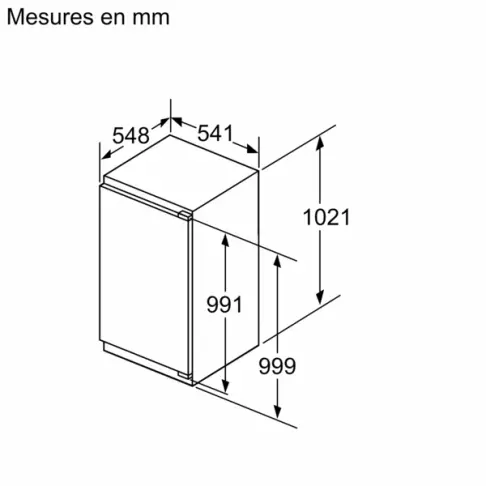 Réfrigérateur intégrable 1 porte SIEMENS KI32LVFE0 - 5