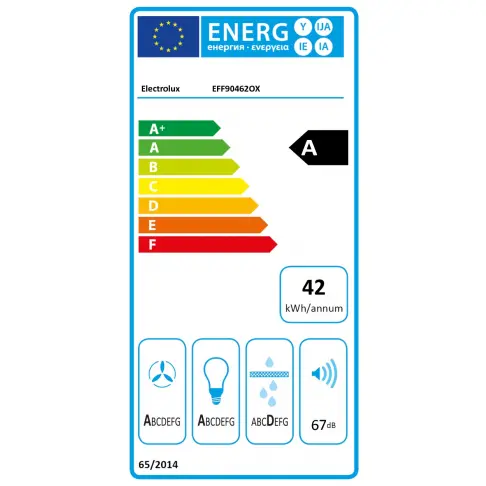 Hotte décorative ELECTROLUX EFF 90462 OX - 6