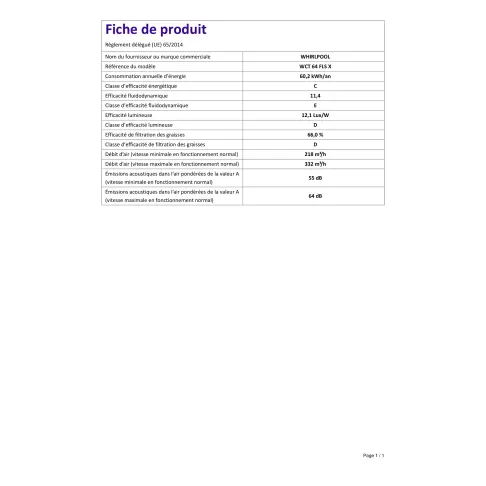 Groupe filtrant WHIRLPOOL WCT 64 FLSX - 2
