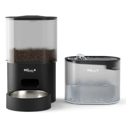 Distributeur de croquettes et fontaine EZICLEAN NUTRIBOTCONNECTX - 1