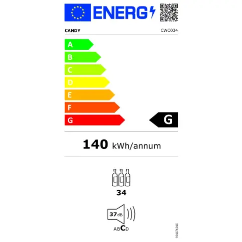 Cave à vin CANDY CWC034 - 7