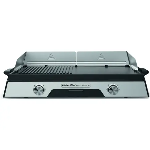 Plancha électrique KITCHEN CHEF KCP.PLANCHA-GRILDUO2200 - 1