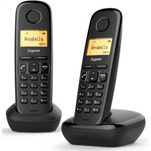 Telephone sans fil GIGASET SIEMENS GIGA A 170 DUO NOIR - 1