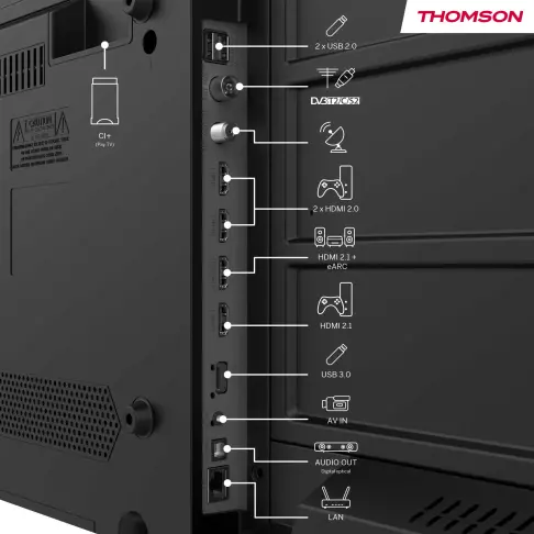 Tv led 50'' THOMSON 50UG4S14 - 4