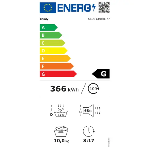 Sèche-linge frontal CANDY CSOEC10TBE47 - 5