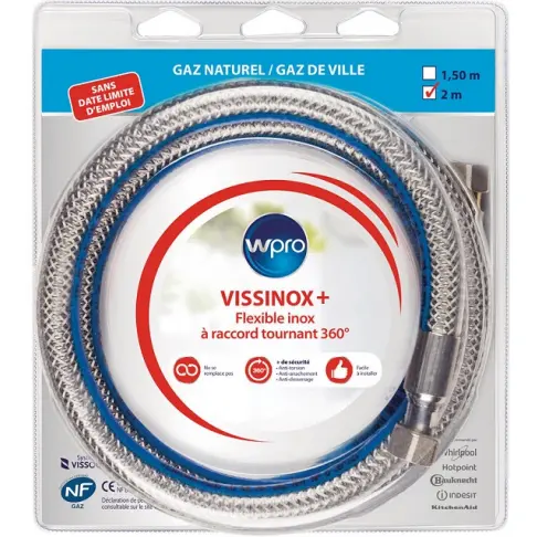 Branchement gaz et électrique WPRO TNV 200 - 1