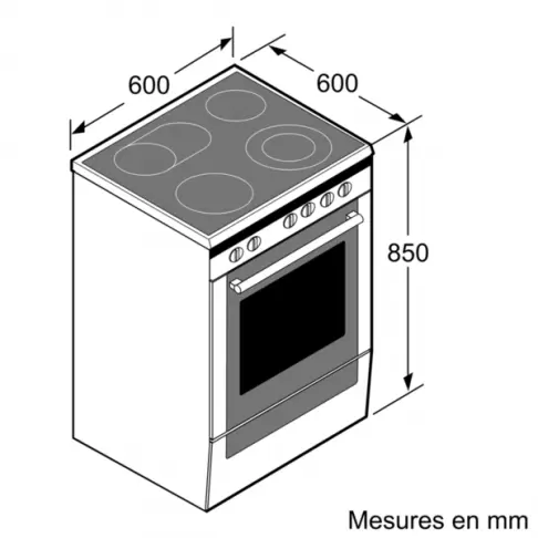 Cuisinière dessus vitrocéramique BOSCH HKS 79 R 220 - 7