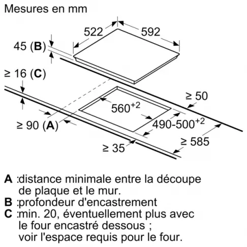 Plaque vitrocéramique SIEMENS ET61RBEB8E - 6