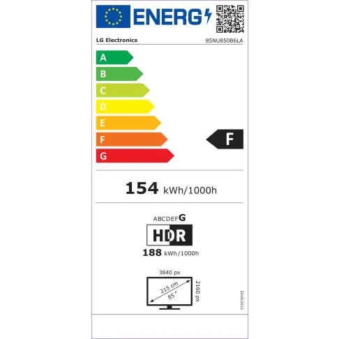 Tv led 85'' LG 85NU850B6LA - 9