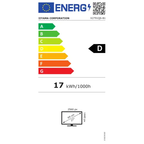 Moniteur IIYAMA X2791QS-B1 - 13