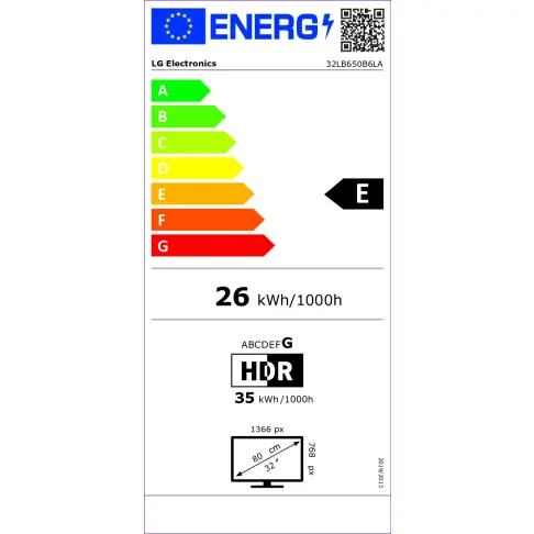Télé led 32'' LG 32LB650B6LA - 9