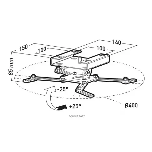 Support vidéoprojecteur ERARD 002427 - 2